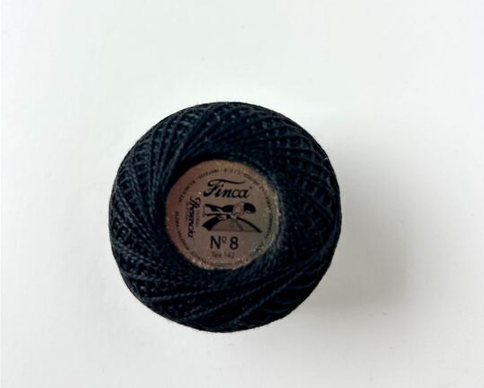 Presencia Finca - Perle Cotton Size #8 - 0007 Black