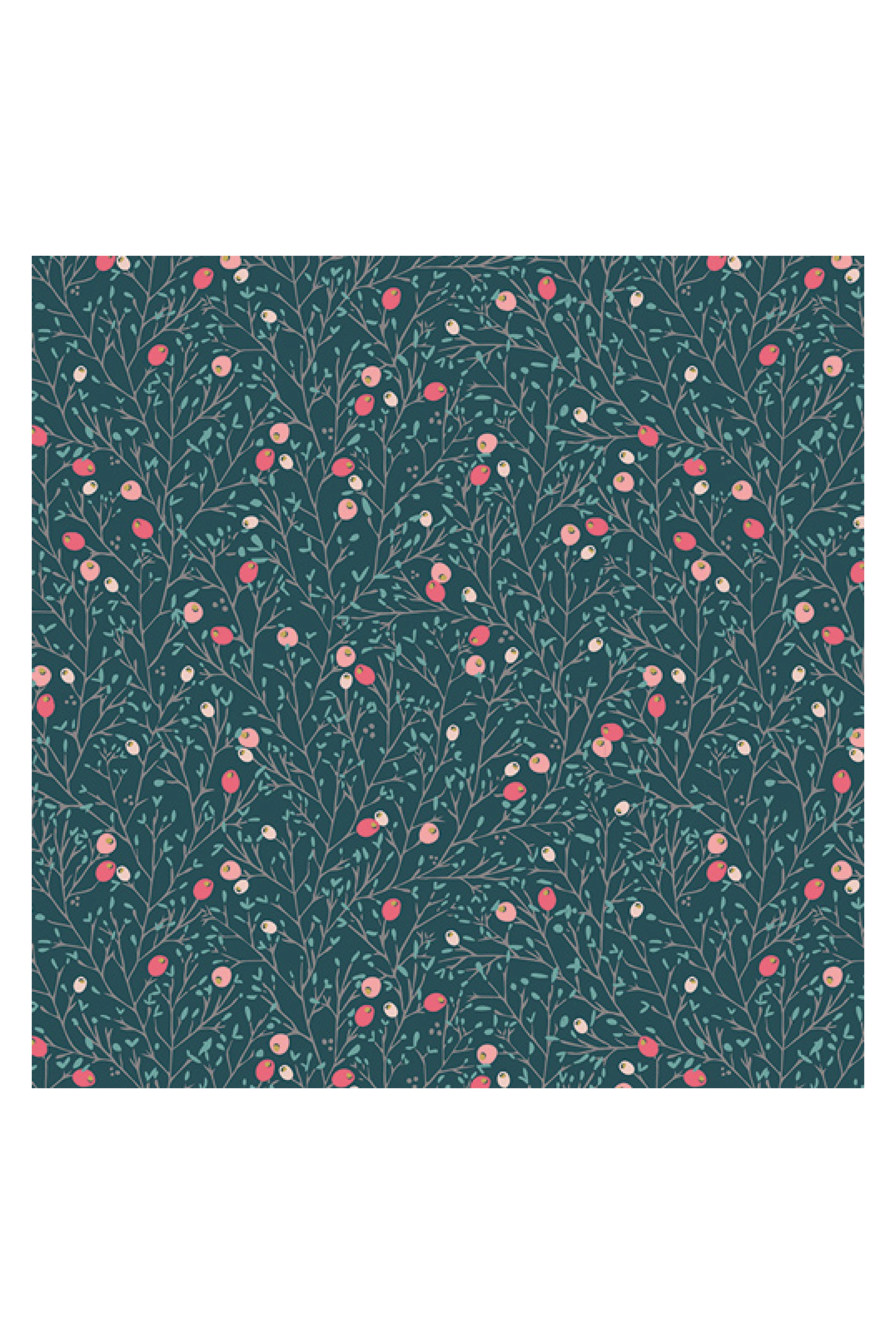 4.5 yards backing - Winterberry Spice