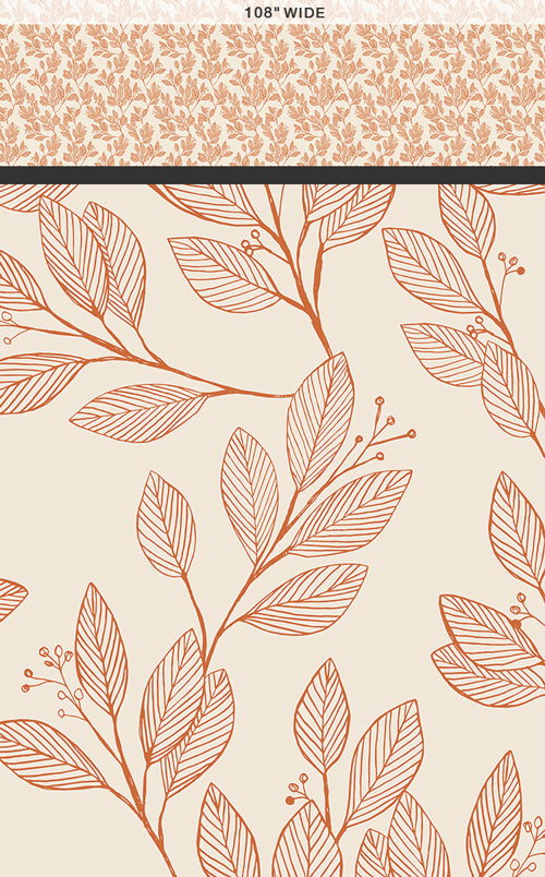 1 yard AGF Extra Wide Laurel Sienna #326