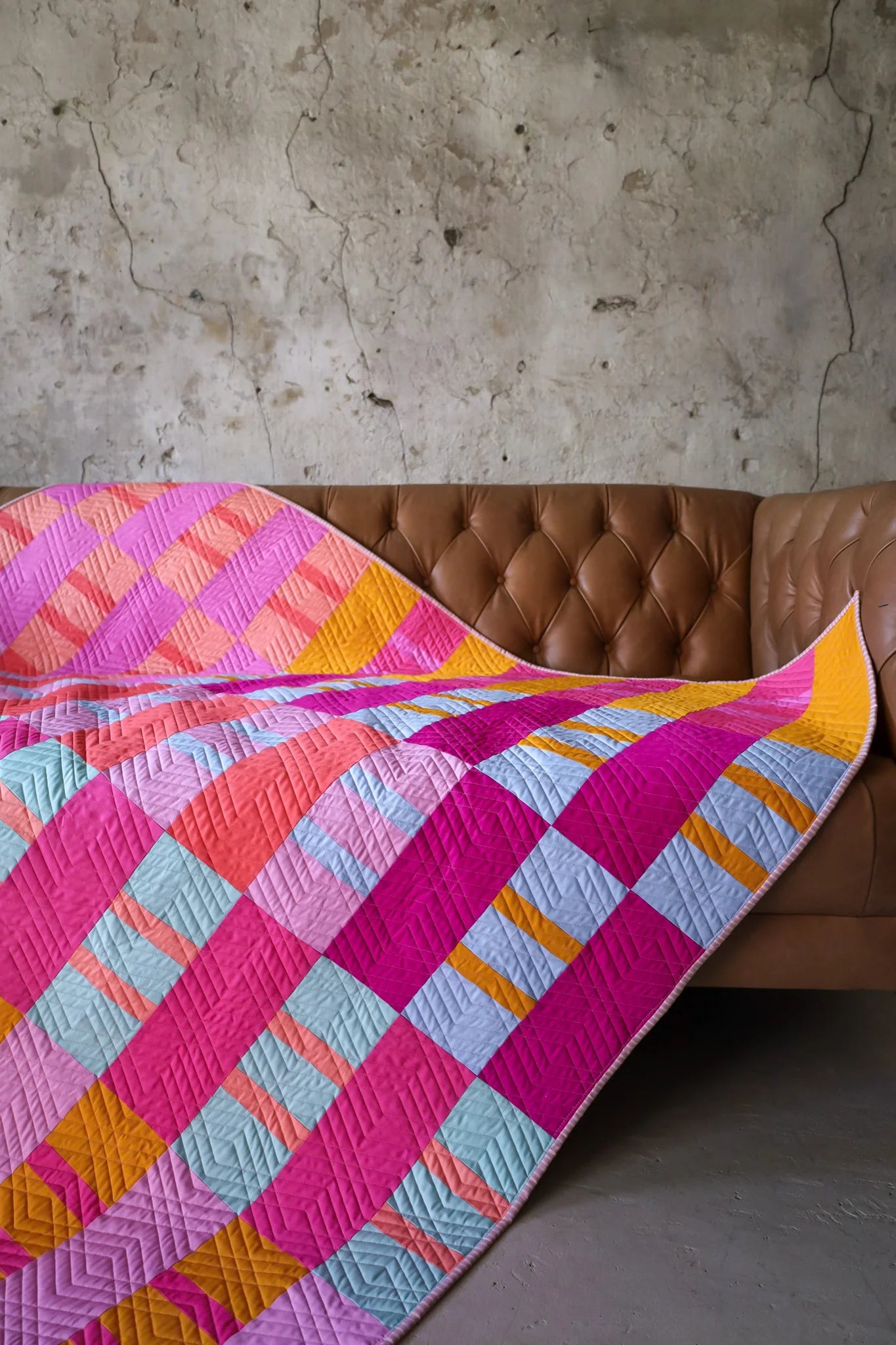 Beach Day Ruby Sue: Handmade Quilt