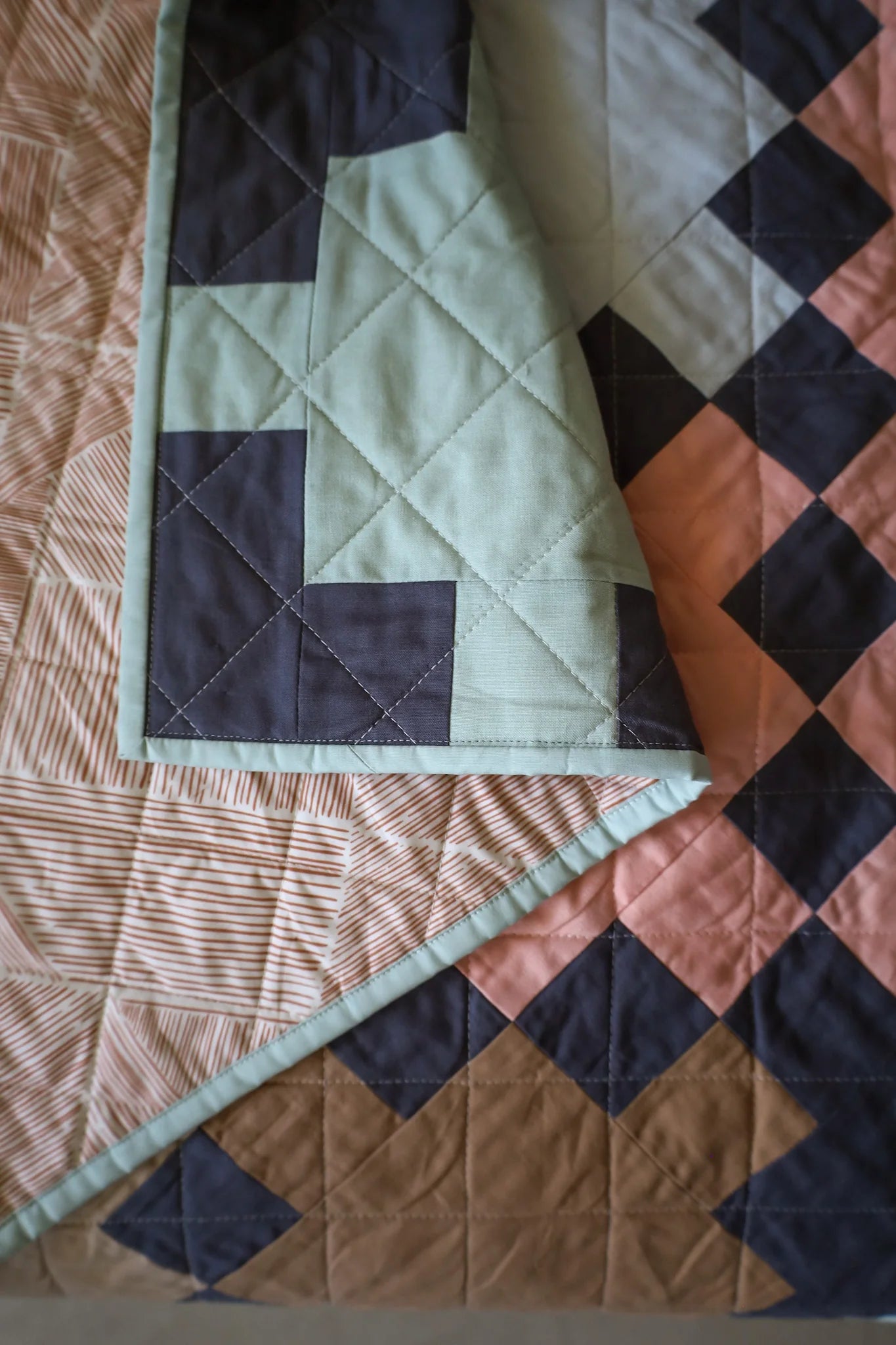 Grizzly Celtic Crossing 2.0: Handmade Quilt