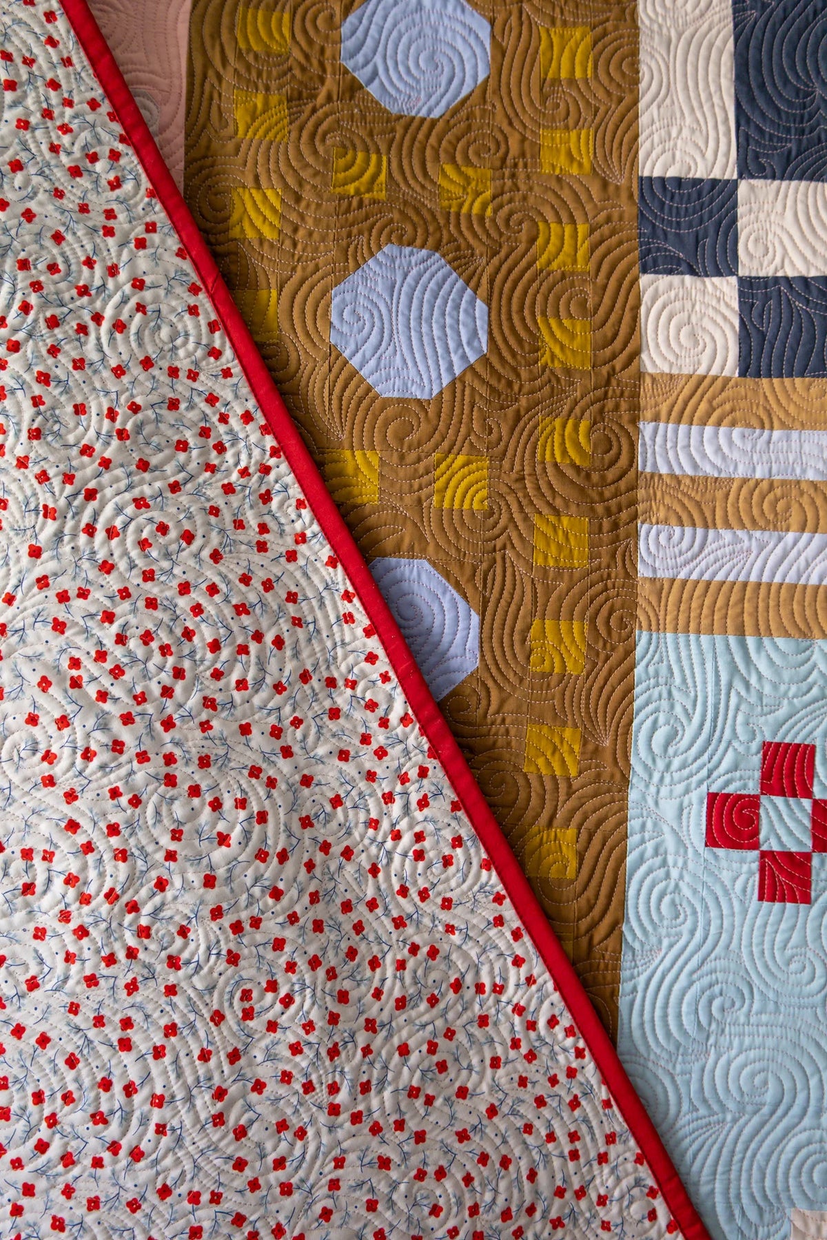Homespun Cover: Handmade Quilt