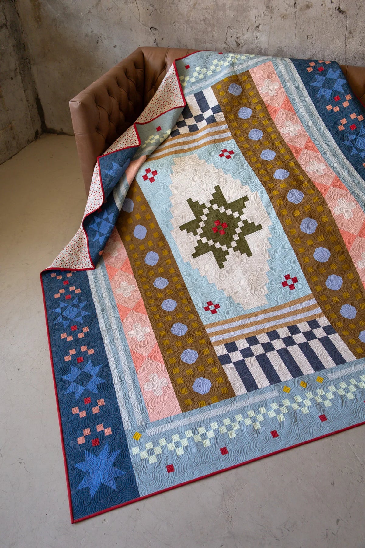 Homespun Cover: Handmade Quilt