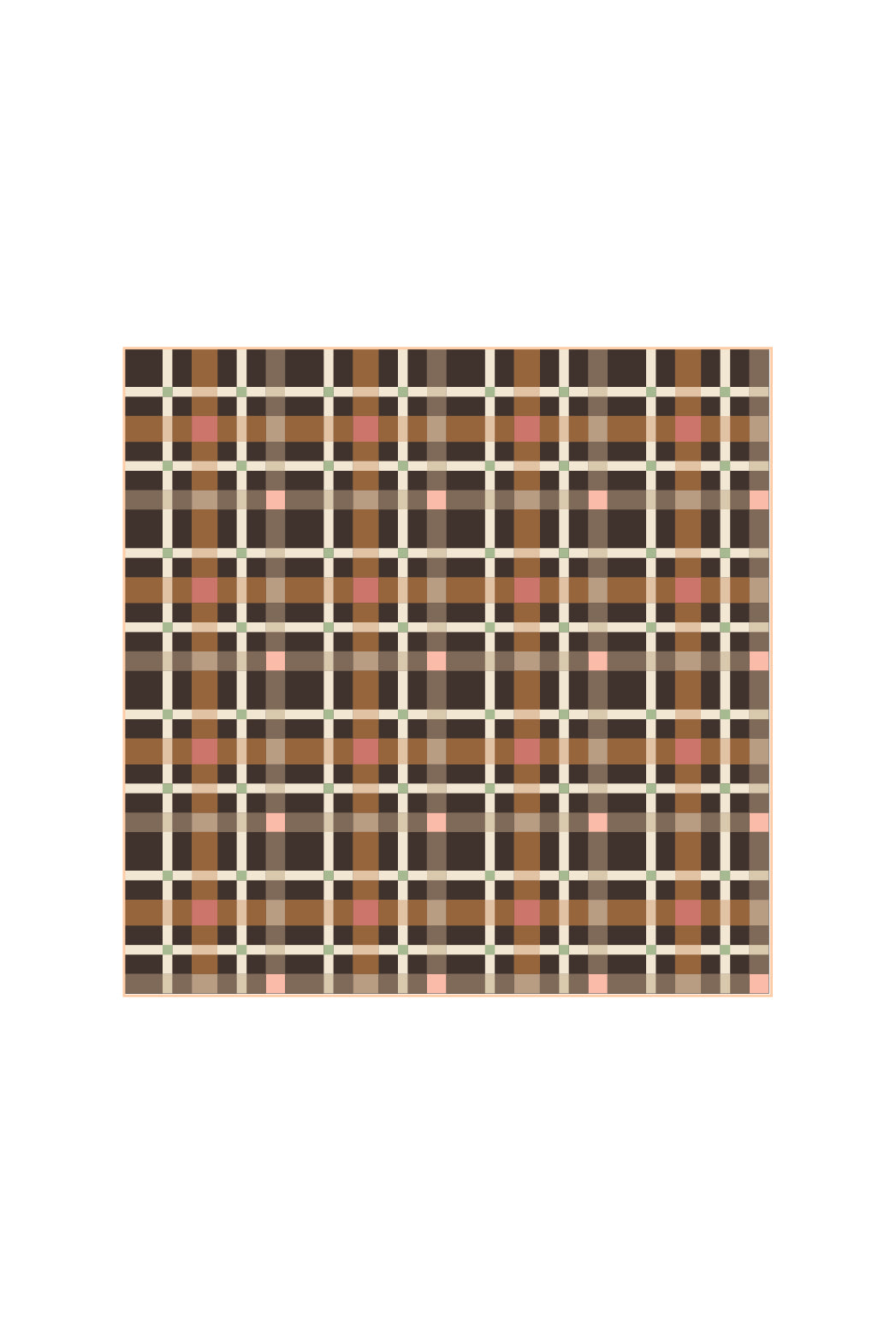 Petite Plaid • Nutmeg • LAP OR TABLERUNNER Quilt Kit