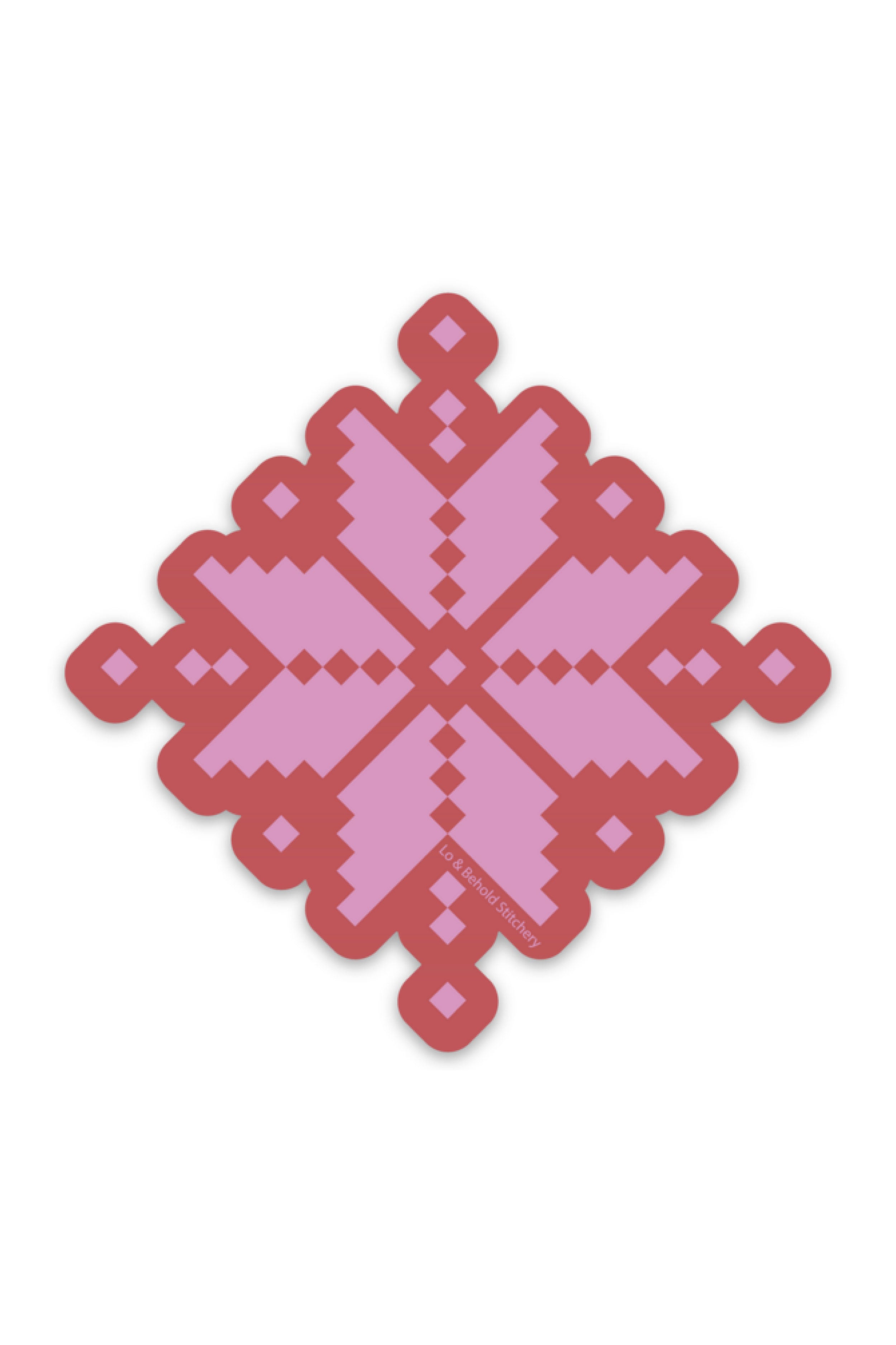 Sedona Knitted Star Sticker