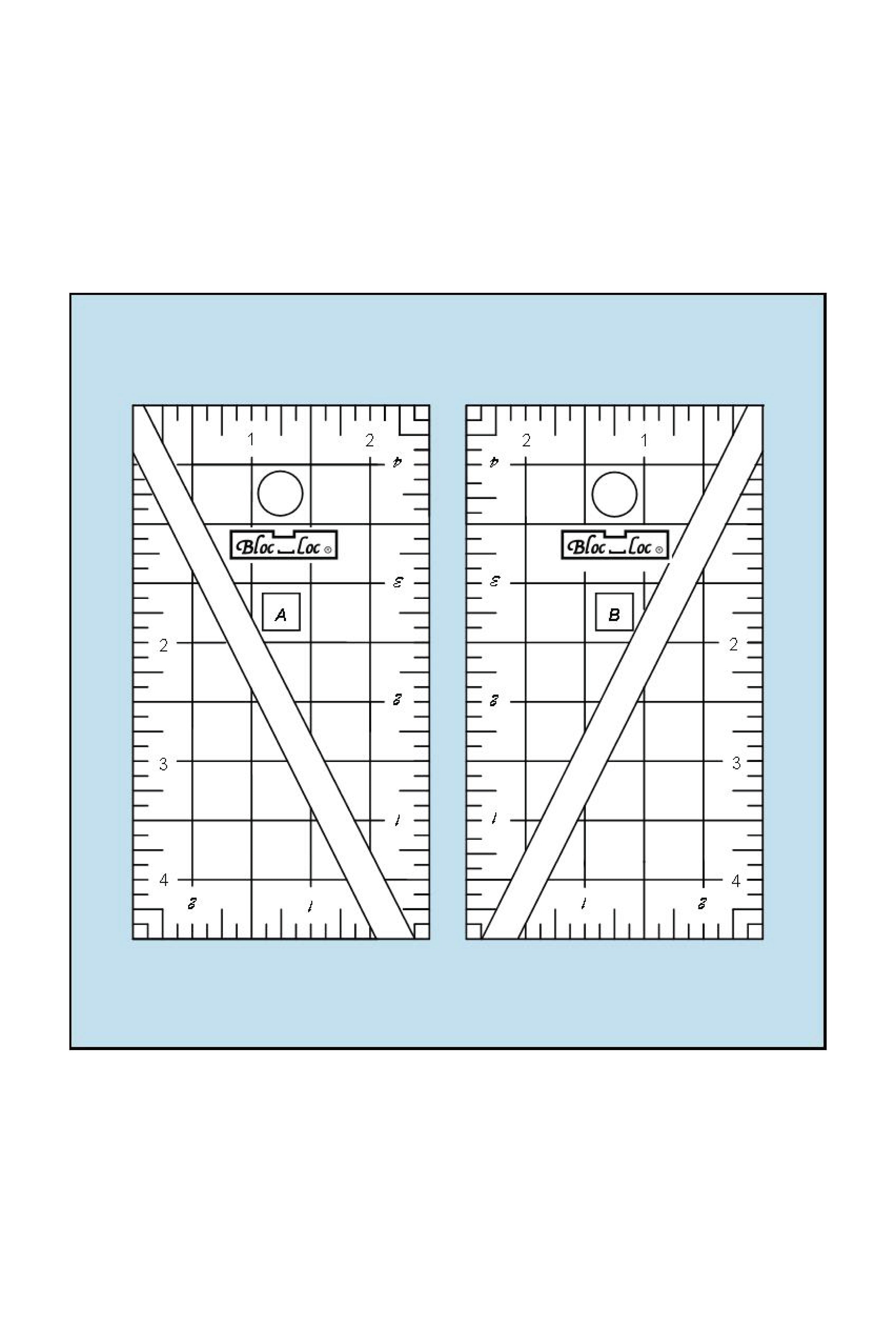 2:1 Mini HRT Bloc-Loc Ruler
