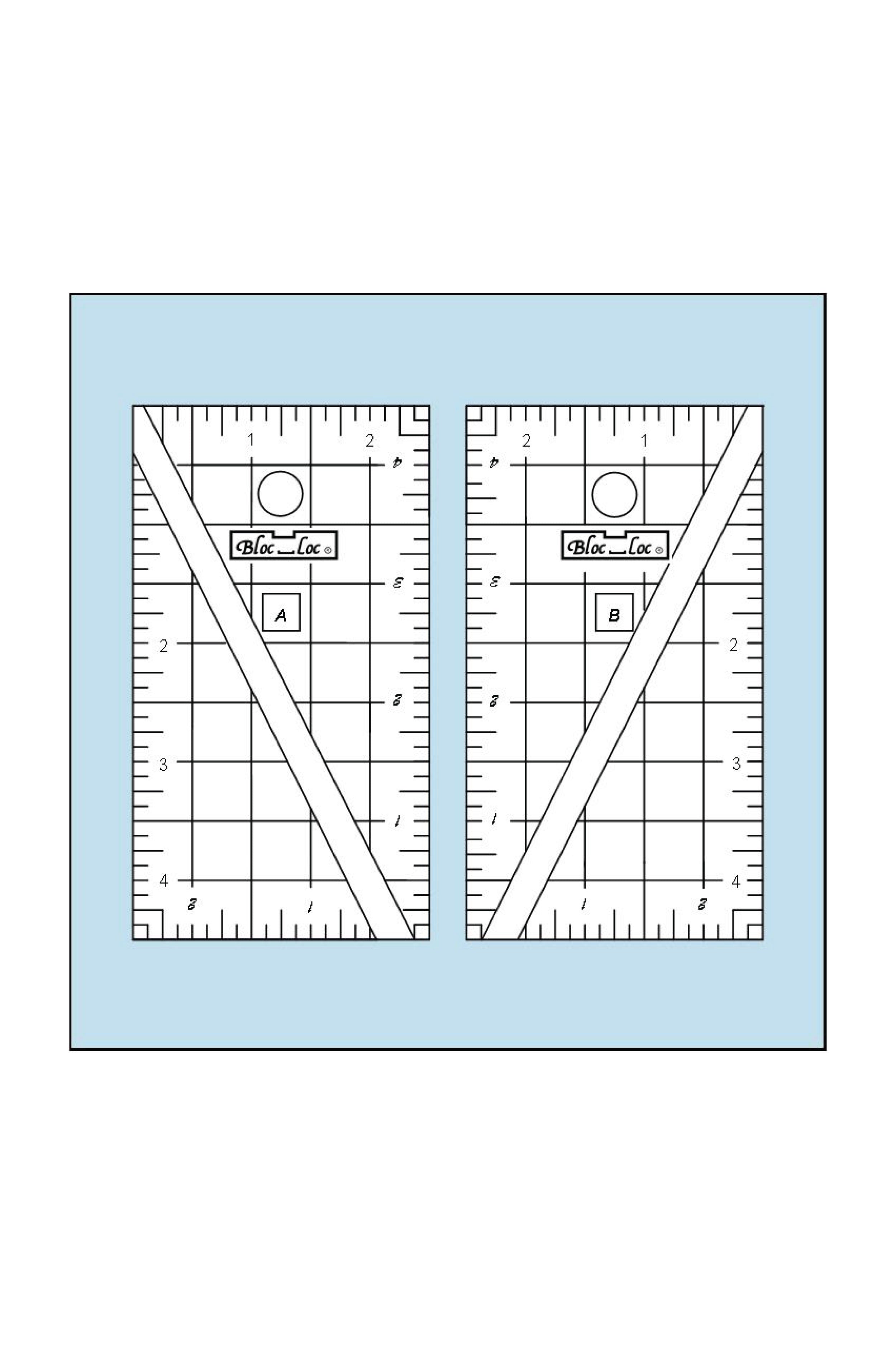 2:1 Mini HRT Bloc-Loc Ruler