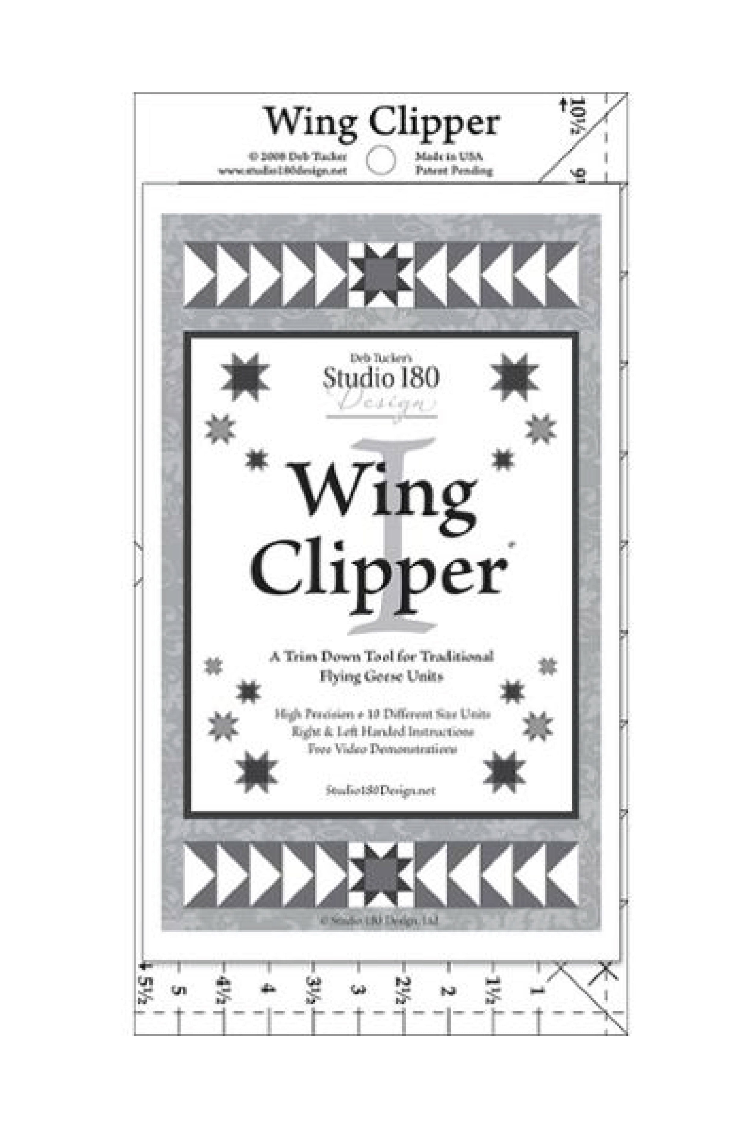 Wing Clipper I Flying Geese Ruler