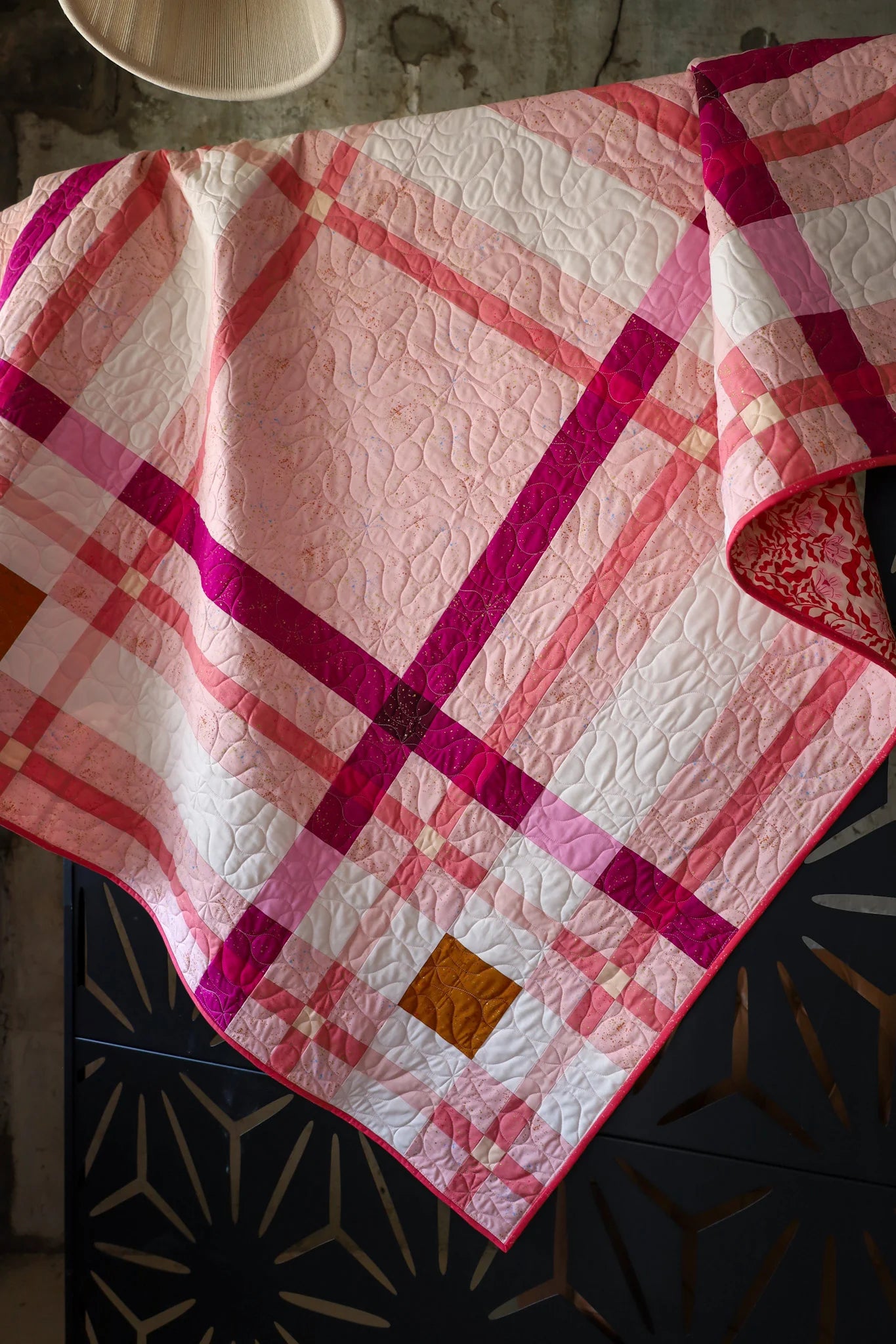 Speckled Upscale Plaid: Handmade Quilt
