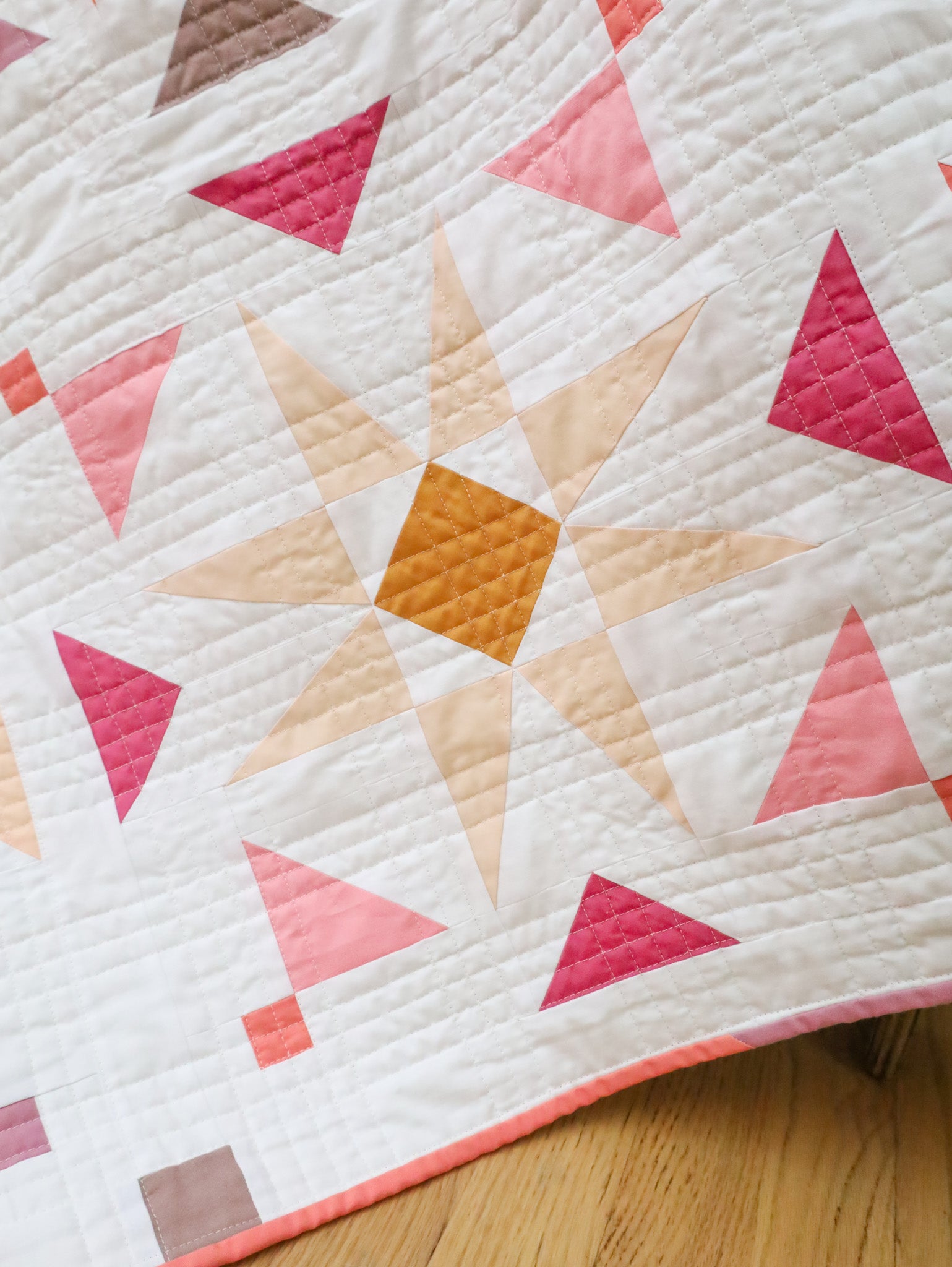 Mosaic Star • Cover • Large Throw Size Quilt Kit