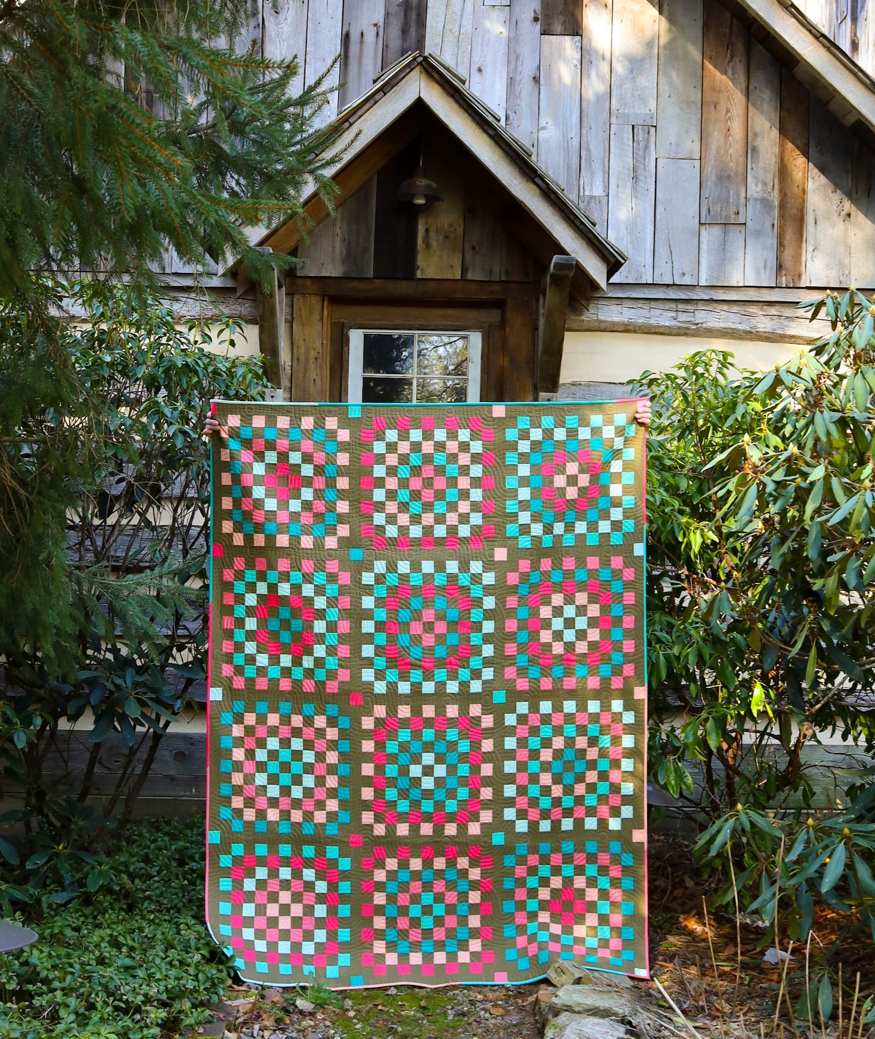 Granny Patch 1970s Quilt Kit - LARGE THROW