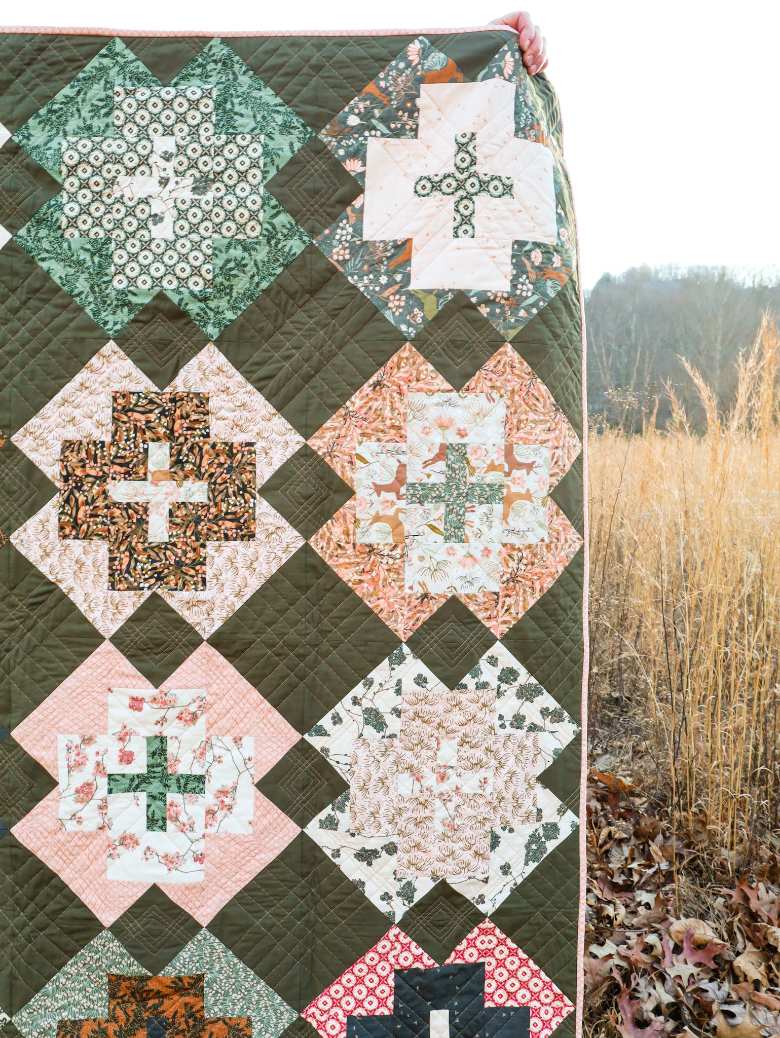 Botanist Nightingale Quilt Top kit