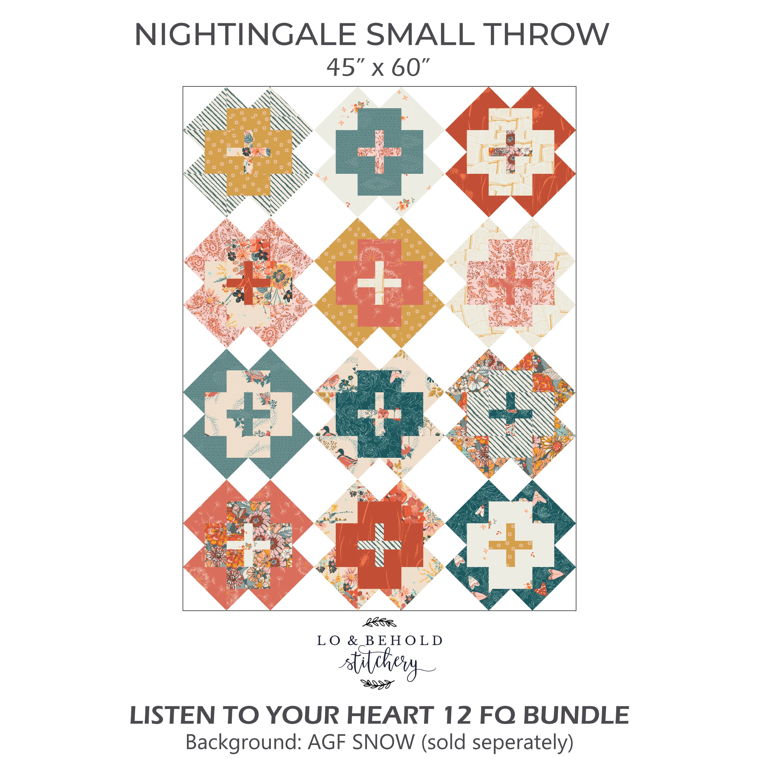 Listen to Your Heart -  12 piece FQ Bundle