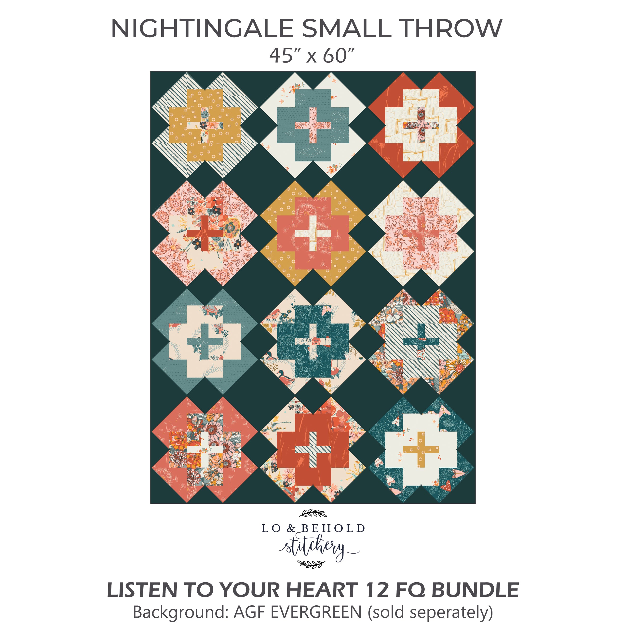 Listen to Your Heart -  12 piece FQ Bundle
