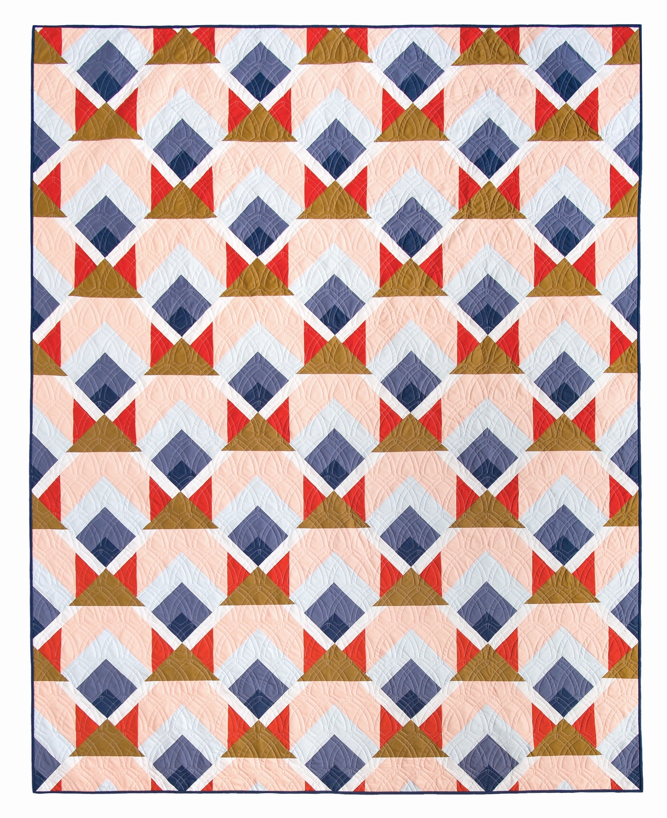 Snow Cabin • Cover • Throw Size Quilt Kit